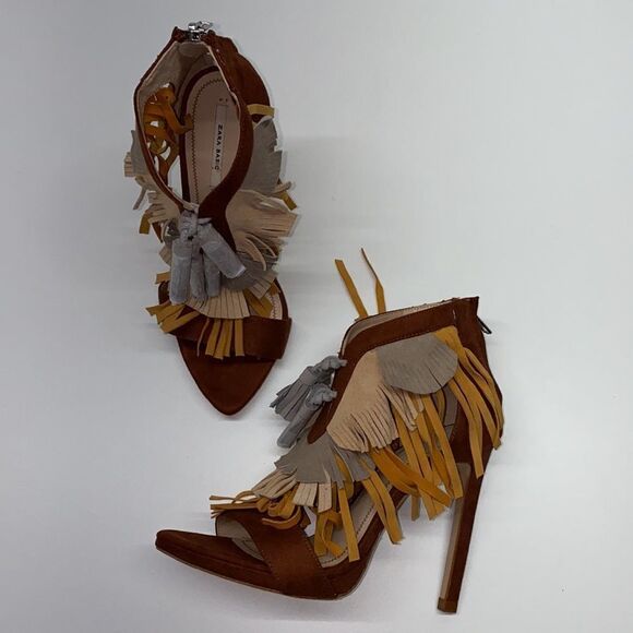 NEW ZARA BASIC FALL SHOES high heel sandals - Picture 5 of 13